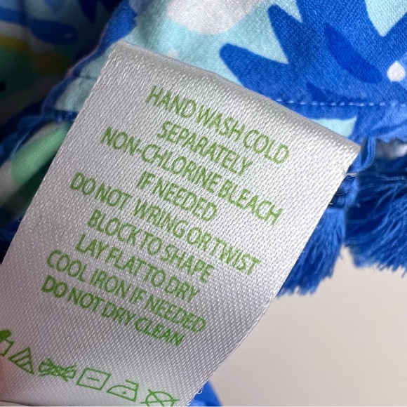 Lilly Pulitzer La Fortuna Romper In Blue Peri Pinch Pinch Size S - Picture 13 of 14